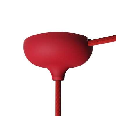 Soporte de silicona para techo en rojo