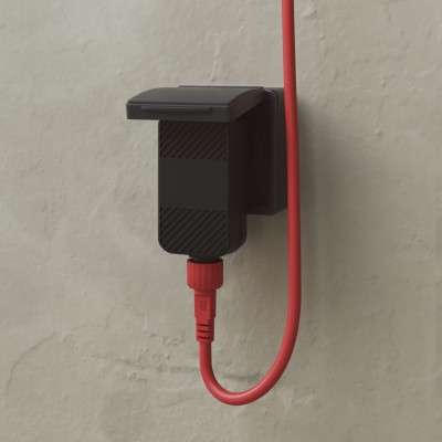 Guirnalda lineal de exterior con tres luces longitud total 6,5 metros