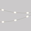Lineare Aussen-Lichterkette mit sechs Leuchten Gesamtlange 9 Meter kaufen