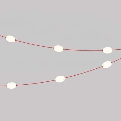 Lineare Aussen-Lichterkette mit sechs Leuchten Gesamtlange 9 Meter kaufen