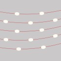 Lineare Aussen-Lichterkette mit zwolf Lichtern Gesamtlange 14 Meter kaufen