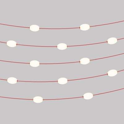 Lineare Aussen-Lichterkette mit zwolf Lichtern Gesamtlange 14 Meter kaufen