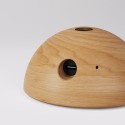 Wiederaufladbare kabellose Holz-Halbkugel-Leuchtenbasis