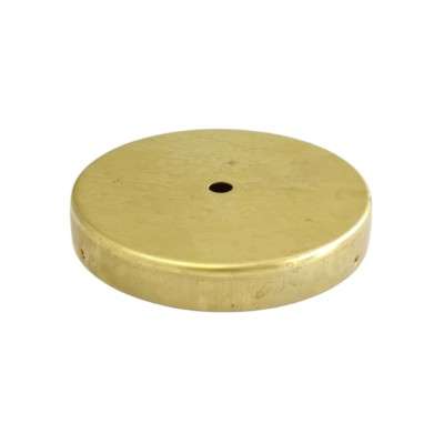 Portaglobos de latón 125mm x 17mm con tornillos