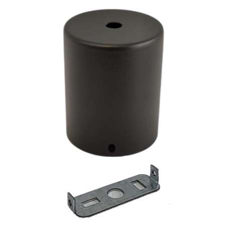 Soporte techo cilíndrico 62,5mm diámetro x 76mm y una salida
