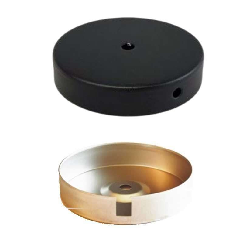Base de metal de 120 mm de diámetro x 24 mm altura