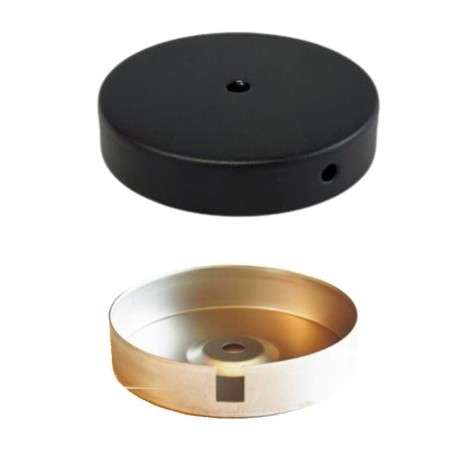 Base de metal de 120 mm de diámetro x 24 mm altura