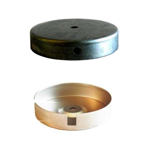 Base de metal de 120 mm de diámetro x 24 mm altura
