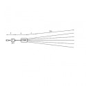Wasserfall 480 feste LEDs Aussenbereich kaltweiss 400cm
