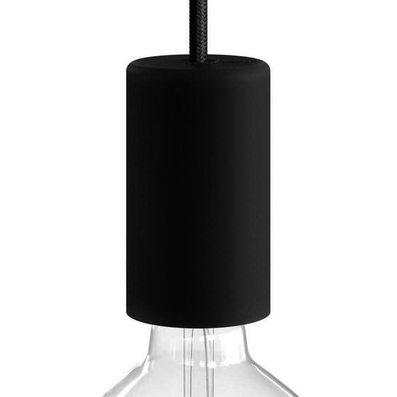 E27 Silikon-Lampenfassungsset fuer Aussenbereich, gerade, IP65, verschiedene Farben
