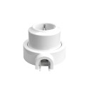 Schuko-Porzellansteckerset fuer Rohr 20 mm | Lampenbedarf