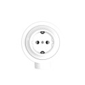 Schuko-Porzellansteckerset fuer Rohr 20 mm | Lampenbedarf