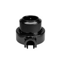 Kit franzoesische Steckdose Porzellan fuer Rohr 20 mm | Lampenbedarf