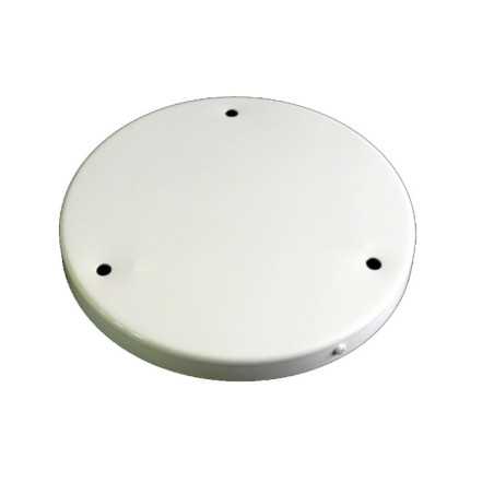 Soporte metal color blanco 250mm diámetro y tres salidas