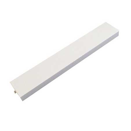 Soporte de metal color blanco 200mm largo x 50mm ancho