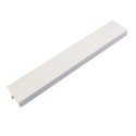 Soporte de metal color blanco 600mm largo x 50mm ancho
