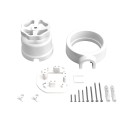 Porzellanschalter Radknauf Textilrohr 20mm | Lampenbedarf