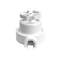 Porzellanschalter Radknauf Textilrohr 20mm | Lampenbedarf
