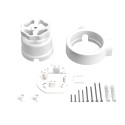 Porzellanschalter Radknauf Textilrohr 20mm | Lampenbedarf