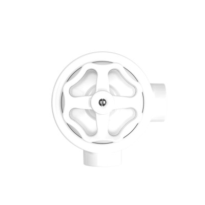 Porzellanschalter Radknauf Textilrohr 20mm | Lampenbedarf