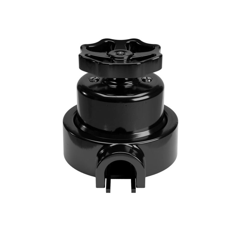 Porzellanschalter Radknauf Textilrohr 20mm | Lampenbedarf