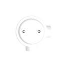 Blinddose Porzellan fuer Rohr 20 mm | Lampenbedarf
