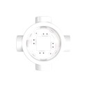 Porzellanbasis 4 Ausgaenge fuer Rohr 20mm | Lampenbedarf