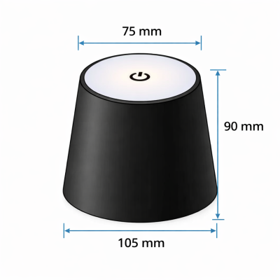 LED-Leuchte fuer Flaschen dimmbar Touch | Lampenbedarf