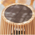 Solarleuchte aus Bambus mit wiederaufladbarer Batterie IP54 | Lampenbedarf