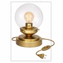 KIT ELEMENT Tischleuchte Art-Deco mit Glaskugel