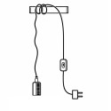 KIT LINEA - Tragbare Leuchte mit Stecker