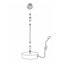 KIT FLOW- Tischleuchte fuer Lampenschirm