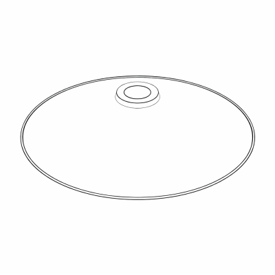 Konischer Industrie-Lampenschirm 300mm x 60mm