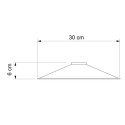 Konischer Industrie-Lampenschirm 300mm x 60mm