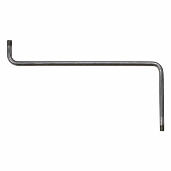 Arm mit doppelter Biegung 250mm x 510mm x 60mm M10/100