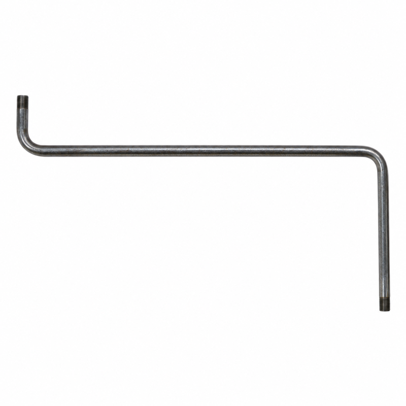 Arm mit doppelter Biegung 250mm x 510mm x 60mm M10/100