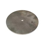 Ultradünne Basis mit Ø160mm x 6mm Höhe mit zentraler Bohrung