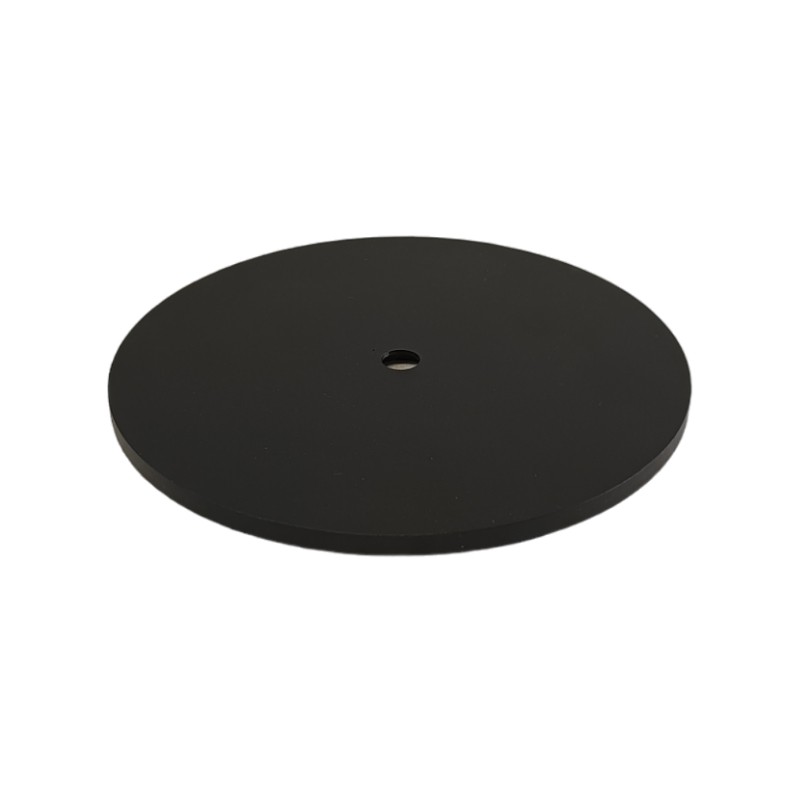 Ultradünne Basis mit Ø160mm x 6mm Höhe mit zentraler Bohrung