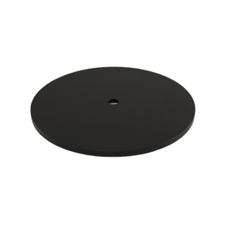 Ultradünne Basis mit Ø160mm x 6mm Höhe mit zentraler Bohrung