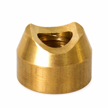 Messingadapter M10/100 mit konkavem Sitz 13mm x 9mm