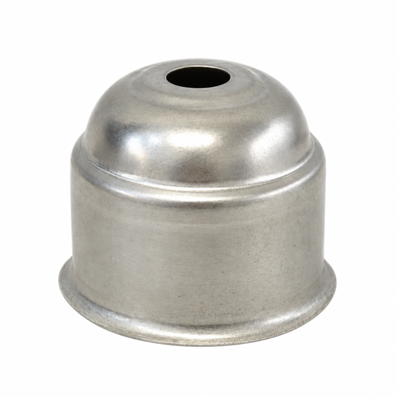 Gekürzte E27 Lampenfassung aus Rohstahl Ø42 × 37 mm
