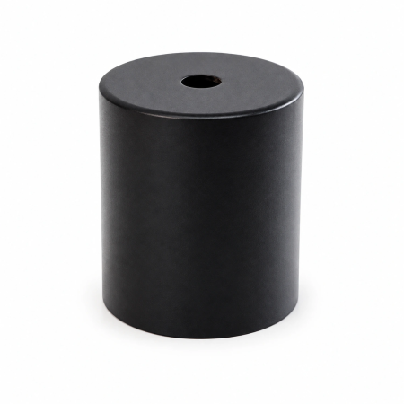 Vollständige Lampenfassung E27 aus Aluminium Ø52 × 60 mm mit vier Ausführungen.
