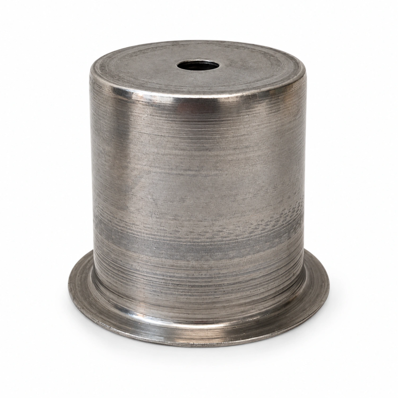 Zylindrische Abdeckung mit Eisenflansch Ø65 × 50 mm