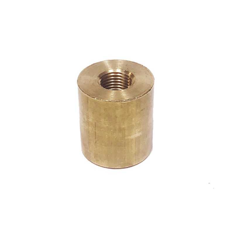 Taco alargador metal de latón interior roscado 24mm alto