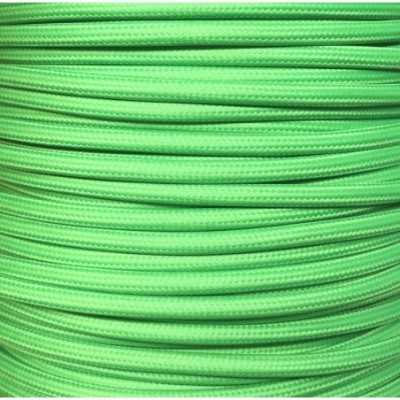 Cable decorativo textil a metros homologado color verde