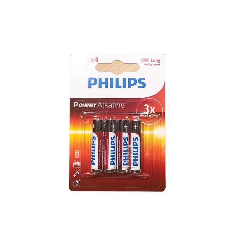 Blister de 4 pilas alcalinas AAA 1