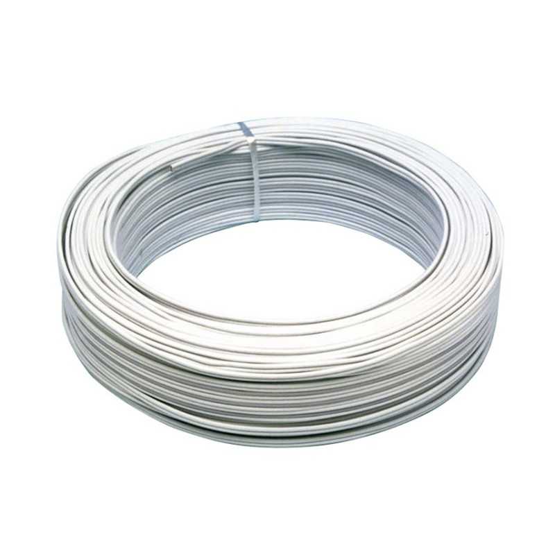 Bobina 100 mts cable eléctrico paralelo blanco secciones