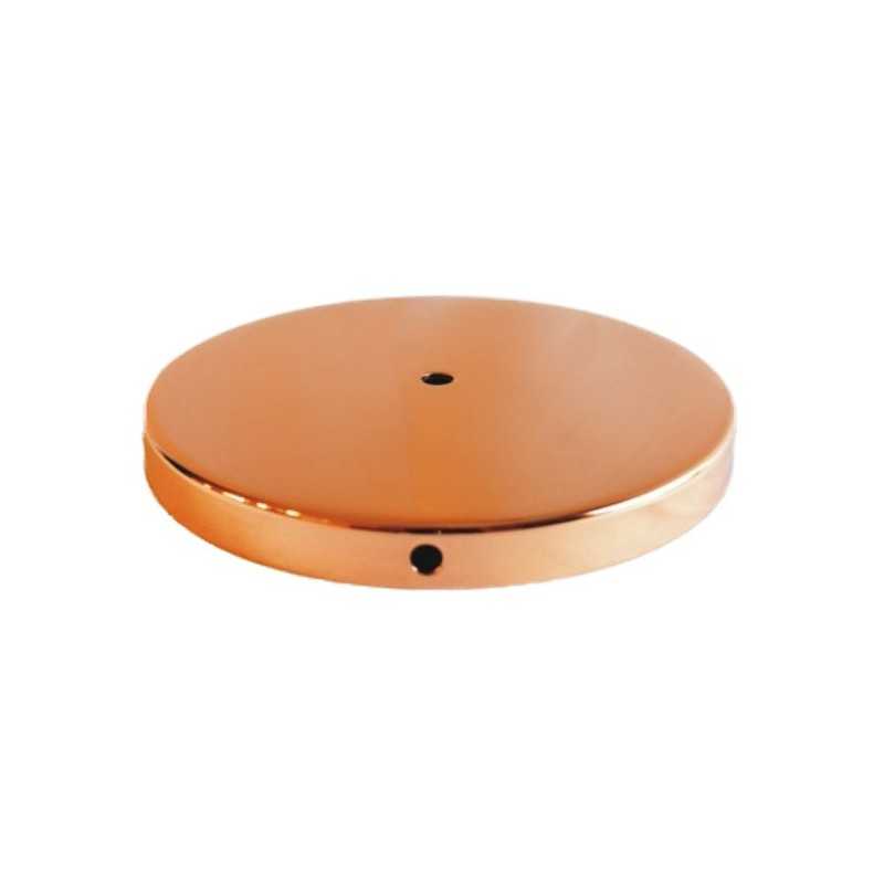 Base para pie cobre brillo completa 185mm diámetro