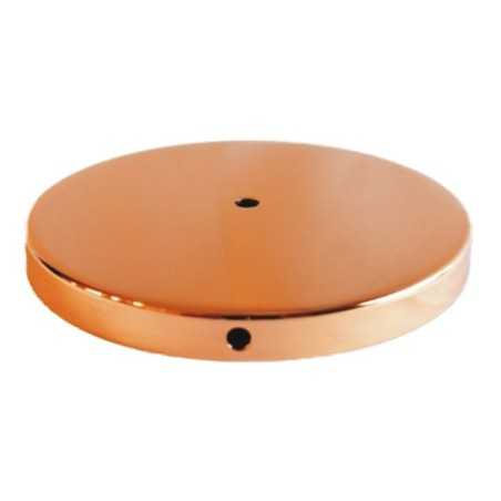 Base para pie cobre brillo completa 185mm diámetro