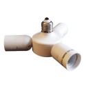 Dreifach E27 Thermoplast-Lampenfassung fuer Lampen